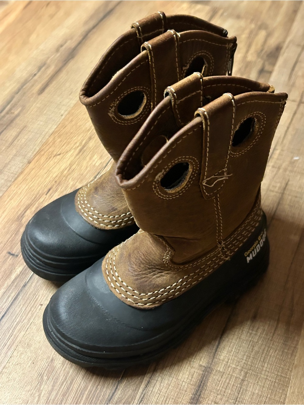 Georgia Boot Leather Waterproof Muddog 8C